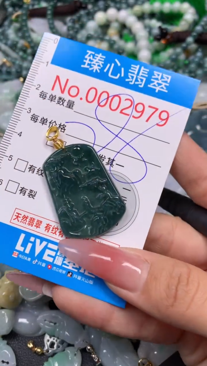 【闪购商品】翡翠颈饰未镶嵌含绳000