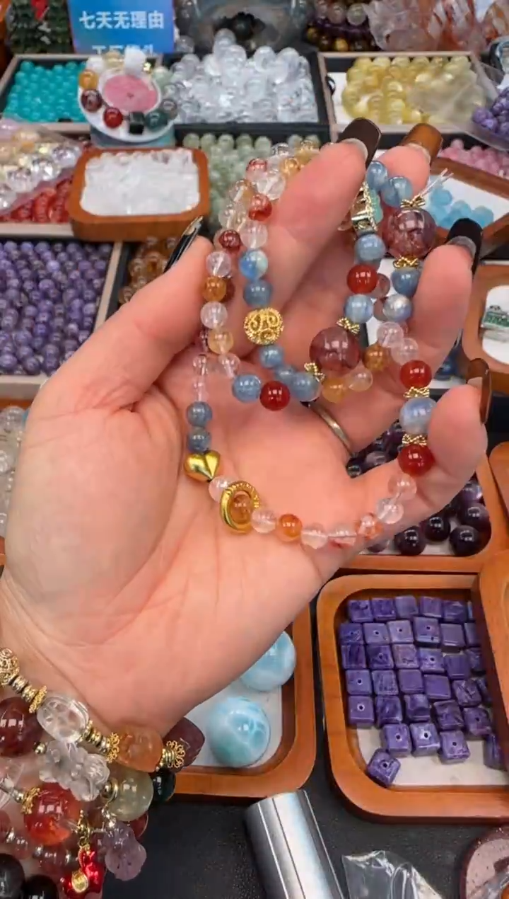 颈饰未镶嵌水晶4a多样性发其一/1.2/1个