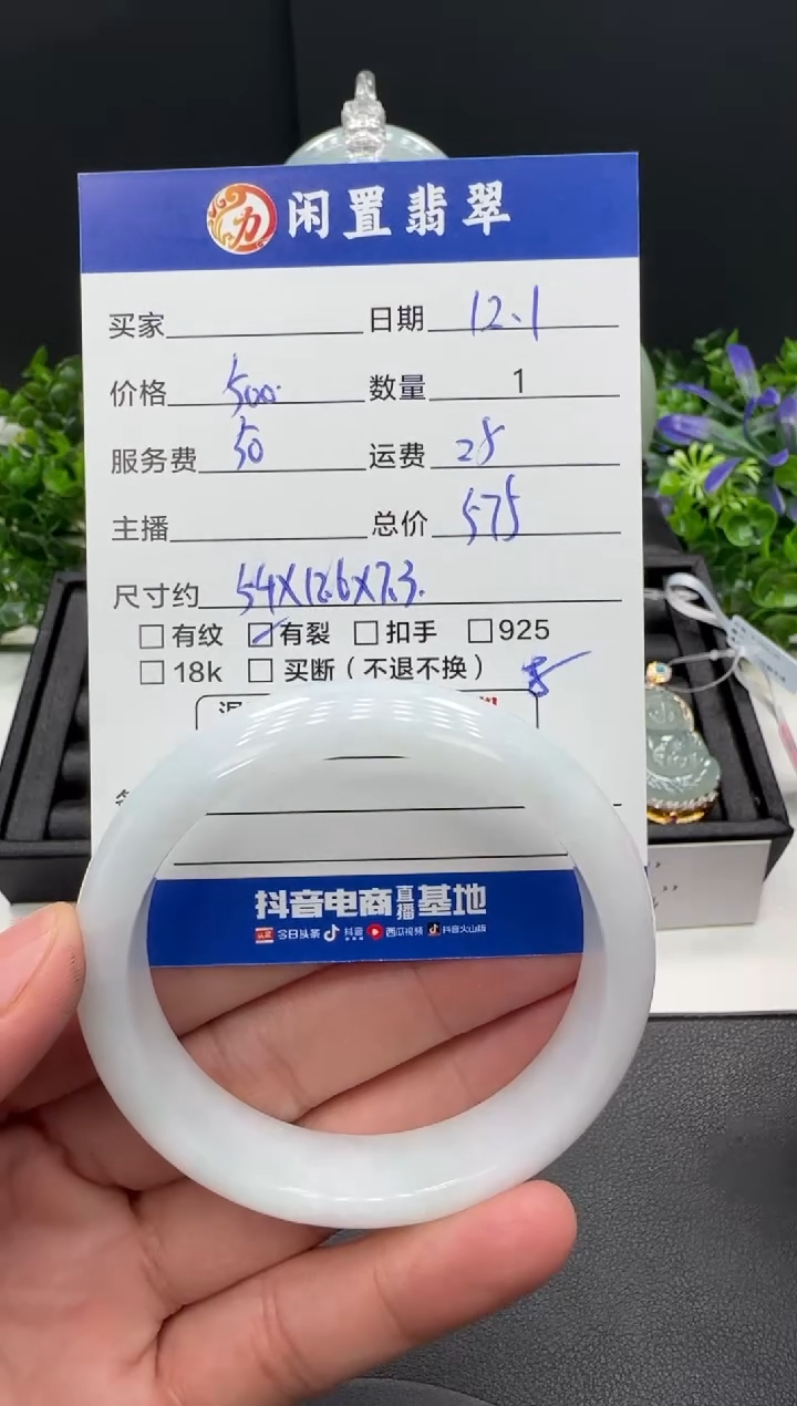 未镶嵌手镯翡翠手镯