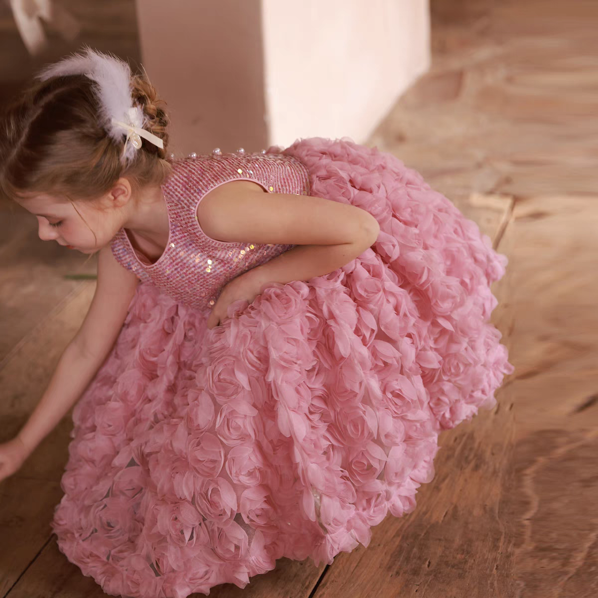 2025春夏花朵公主裙