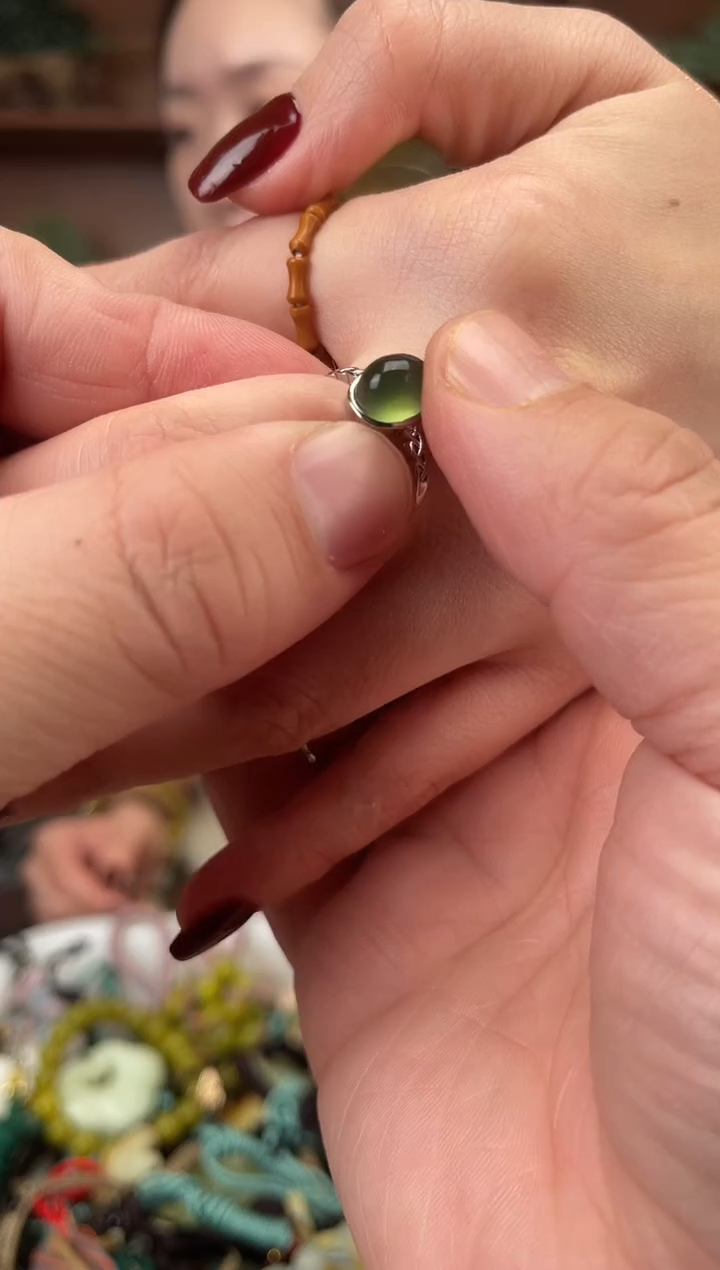 未镶嵌蛇纹石玉颈饰多样性发货拍一发一