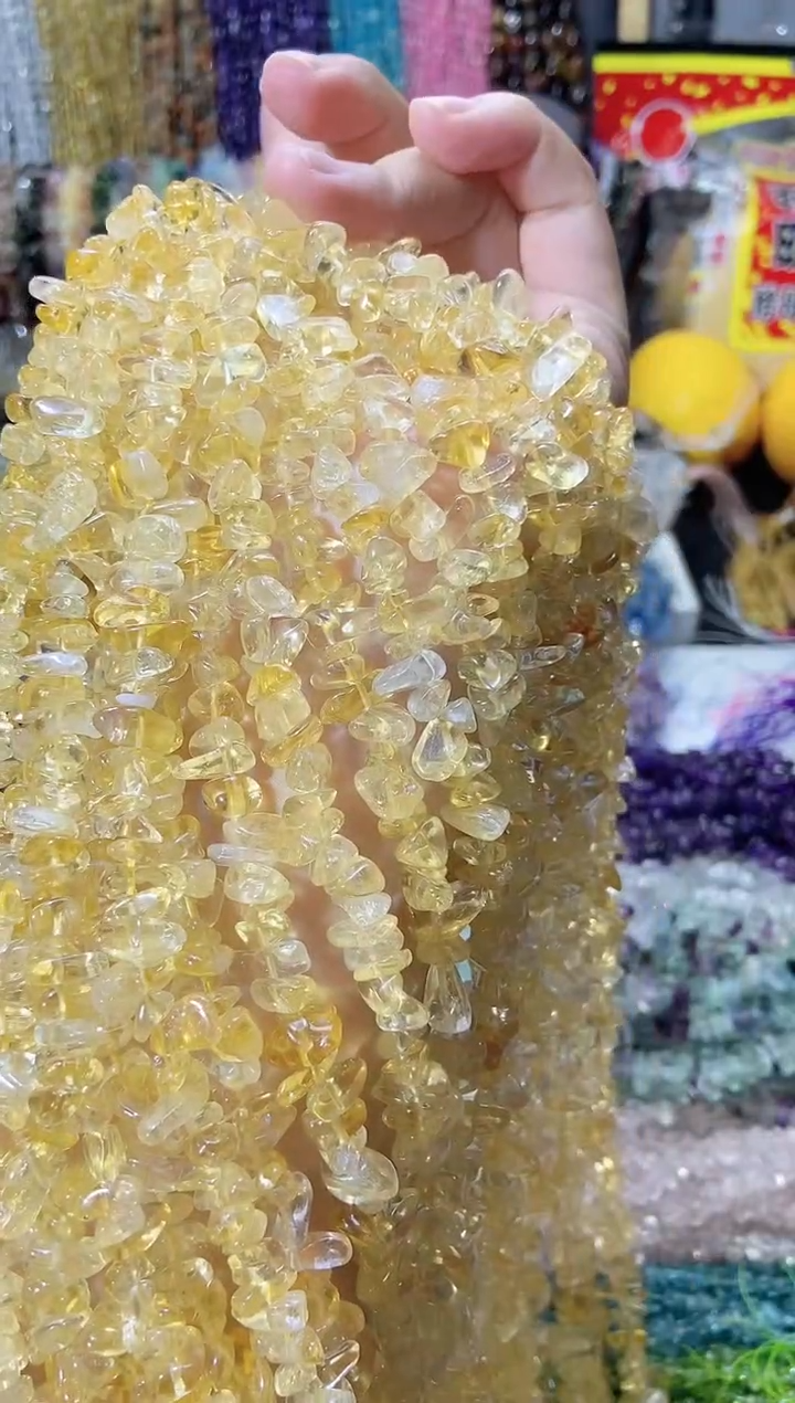 未镶嵌珠宝半成品水晶黄水晶