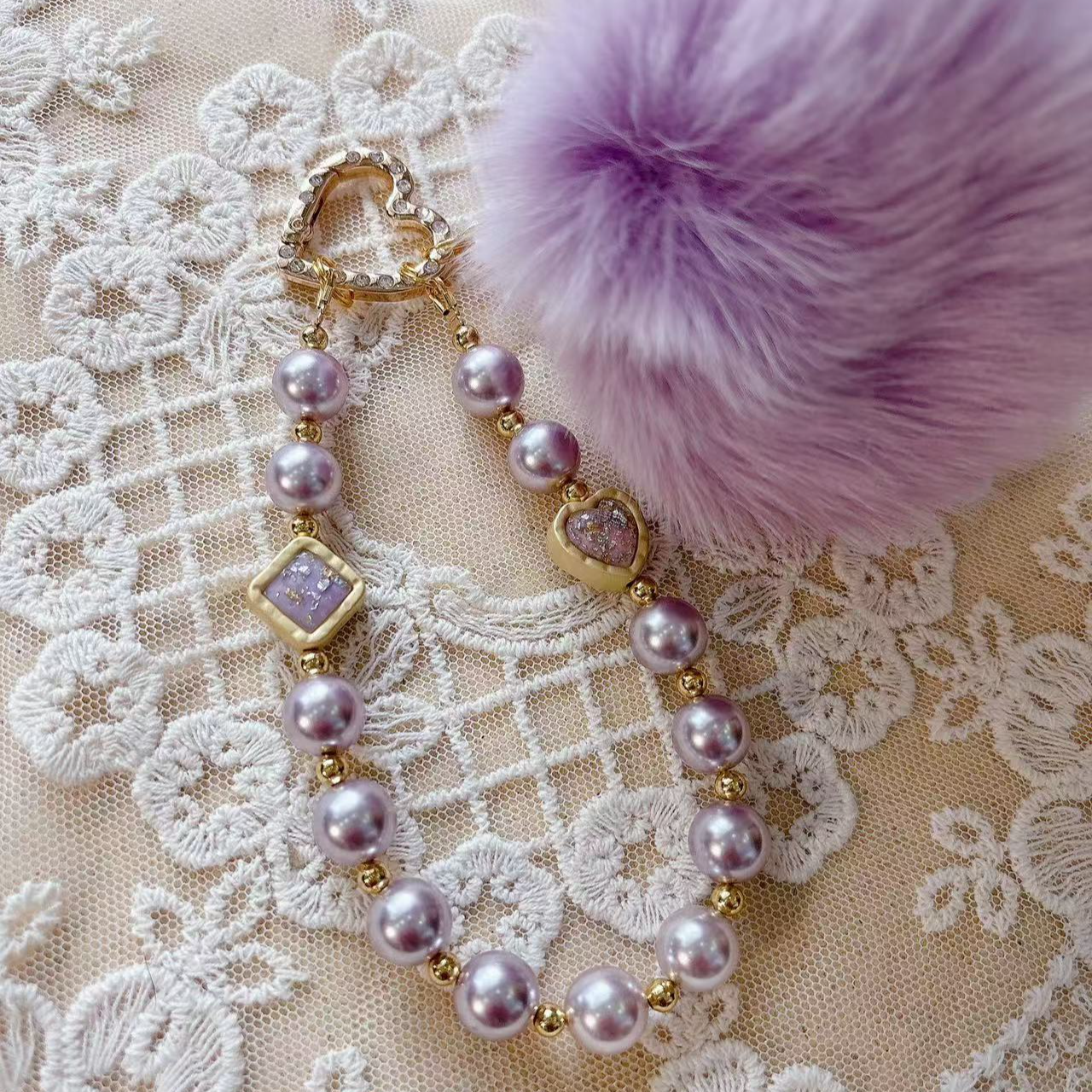 2.diy手机链，手工制品，默认微瑕，慎重下单