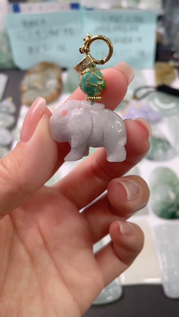 吊坠(不含链)未镶嵌翡翠1