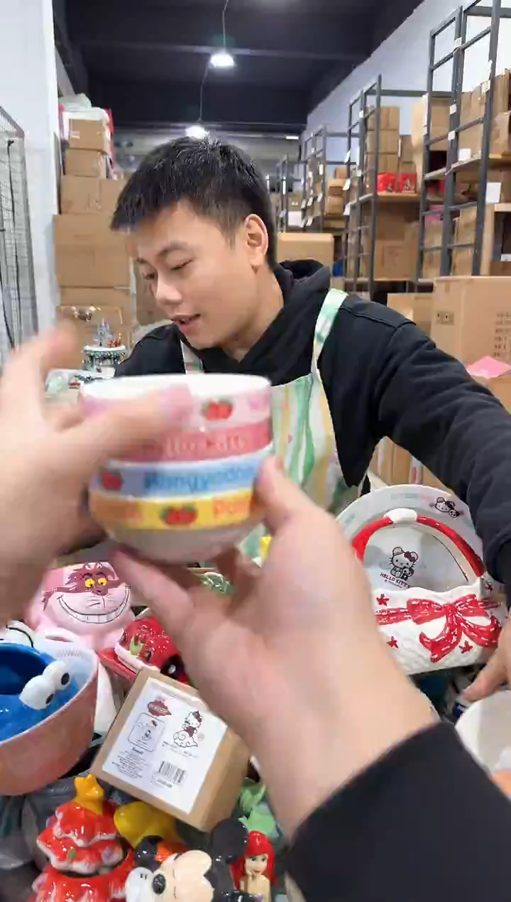 瓷片slo甜品小碗4件套