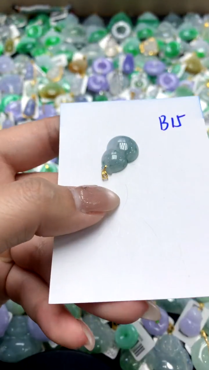 【闪购商品】翡翠颈饰18K金镶嵌1111111111111111