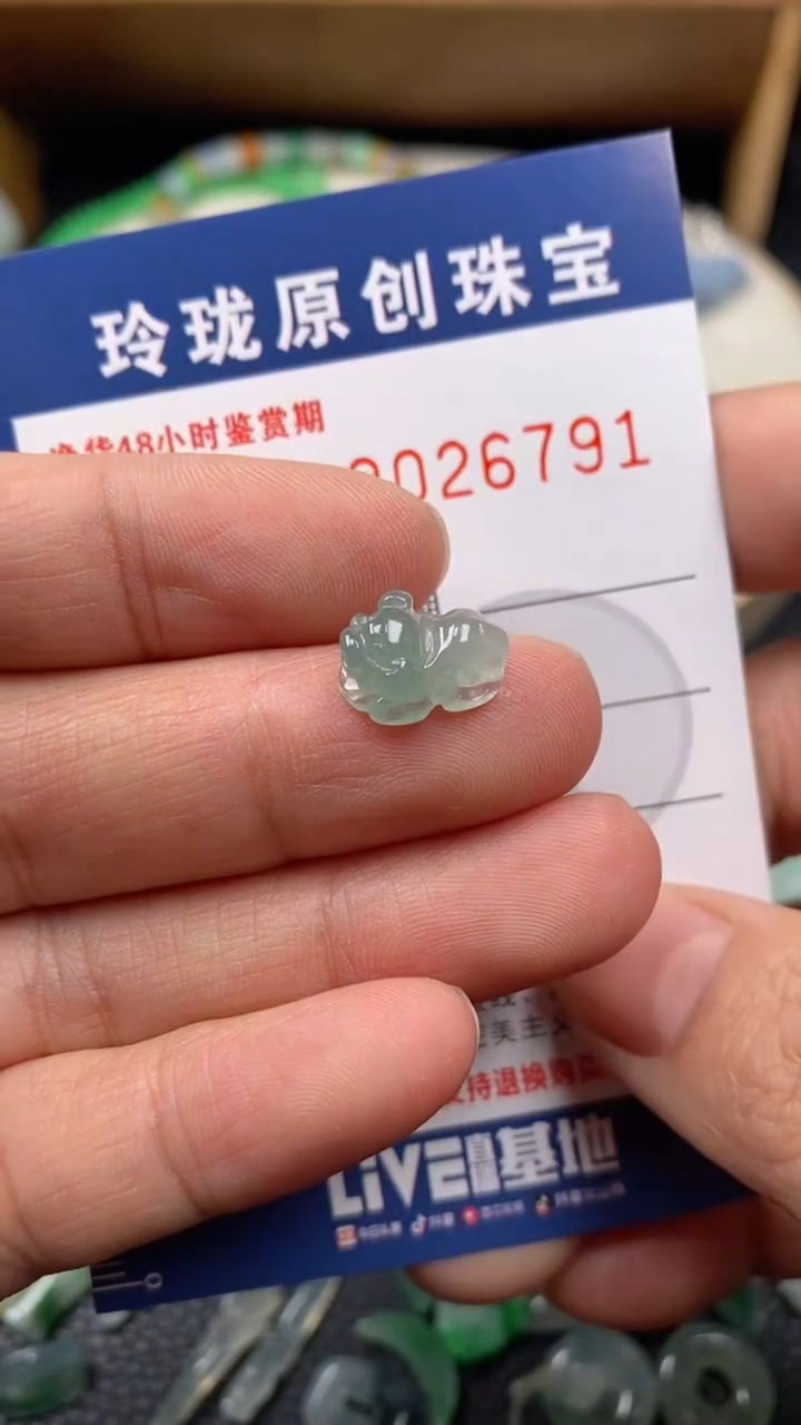 【闪购商品】翡翠颈饰未镶嵌翡翠净货26791