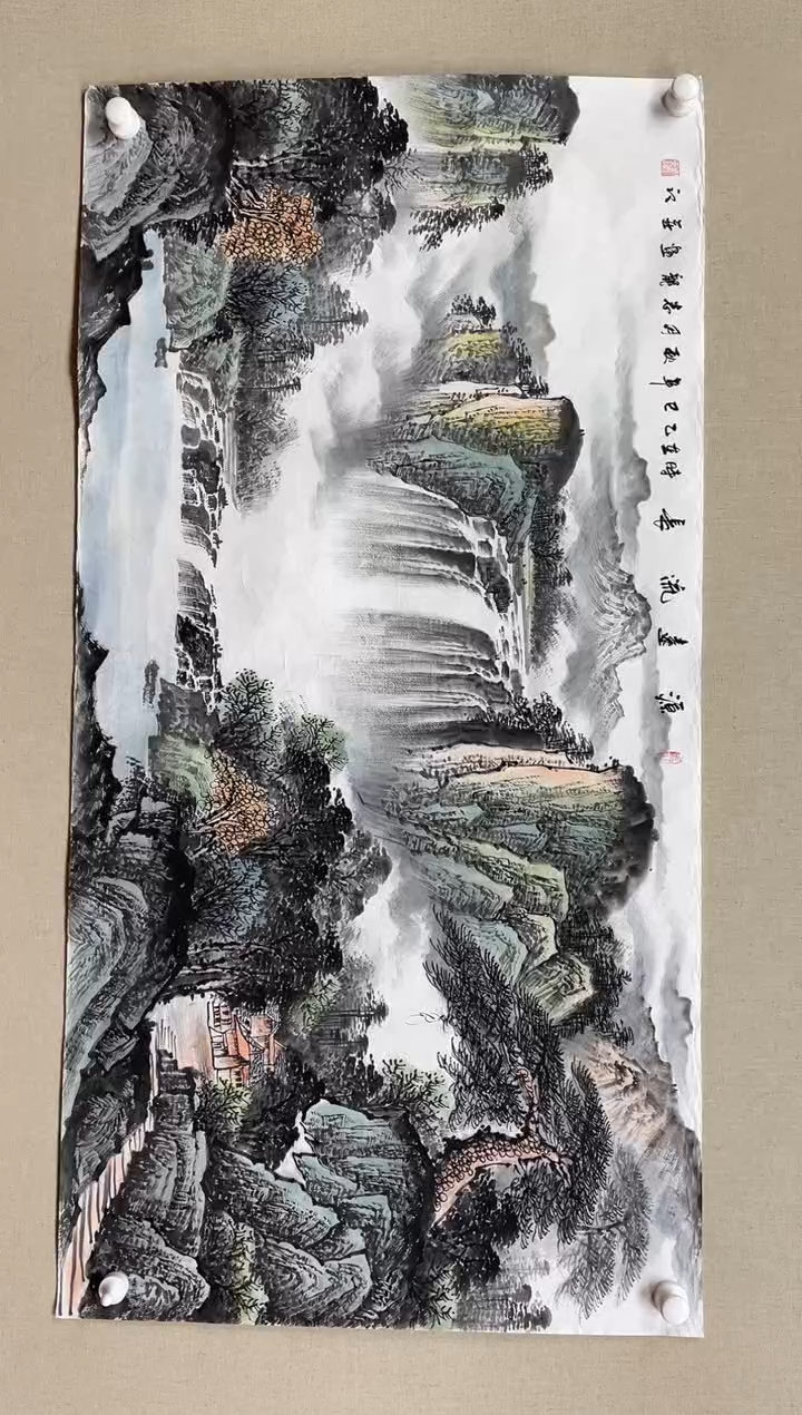 国画138*68 杨志龙杨志龙杨志龙杨志龙