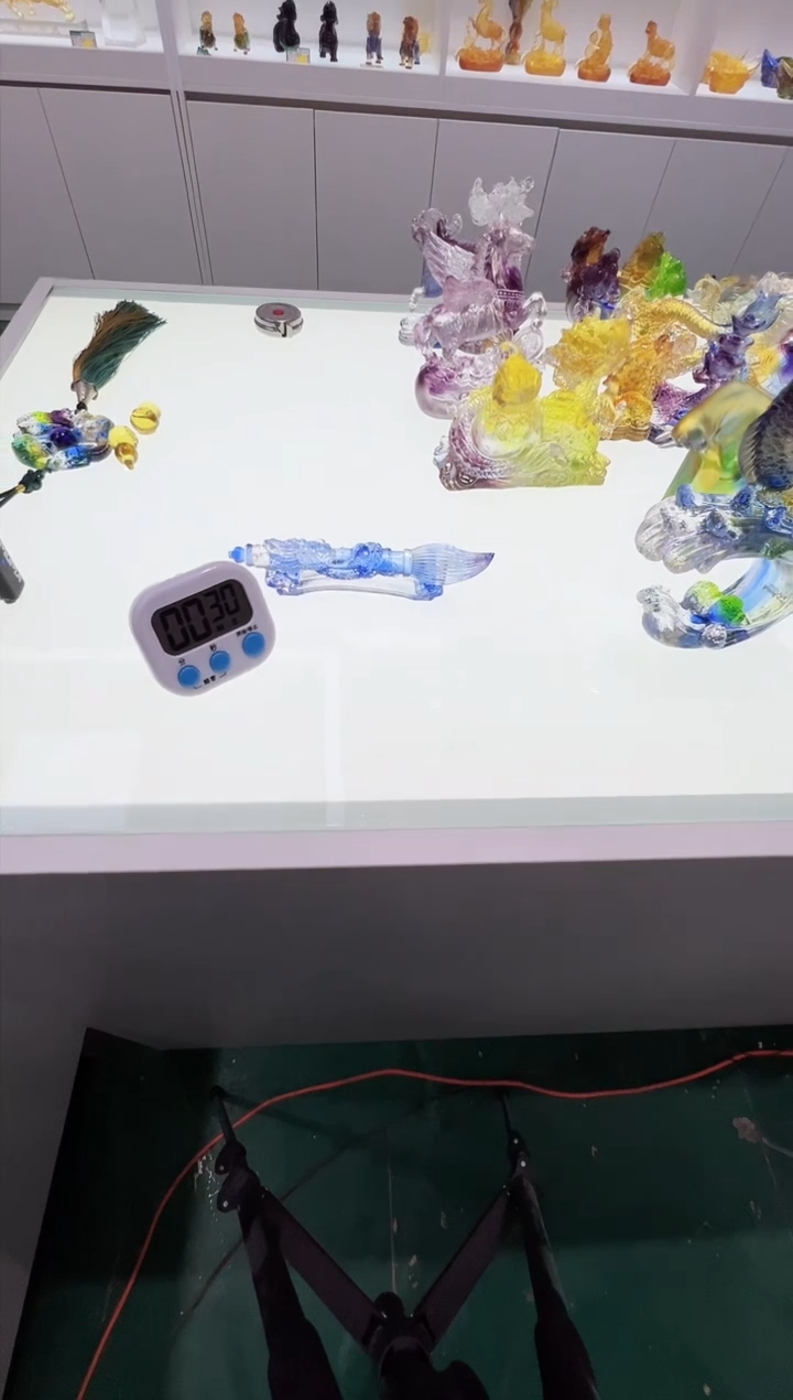 【闪购商品】泥塑古法琉璃小毛笔摆件