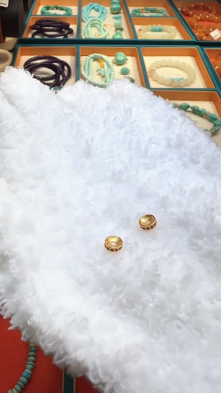 无合金6+合金配饰配珠  一对