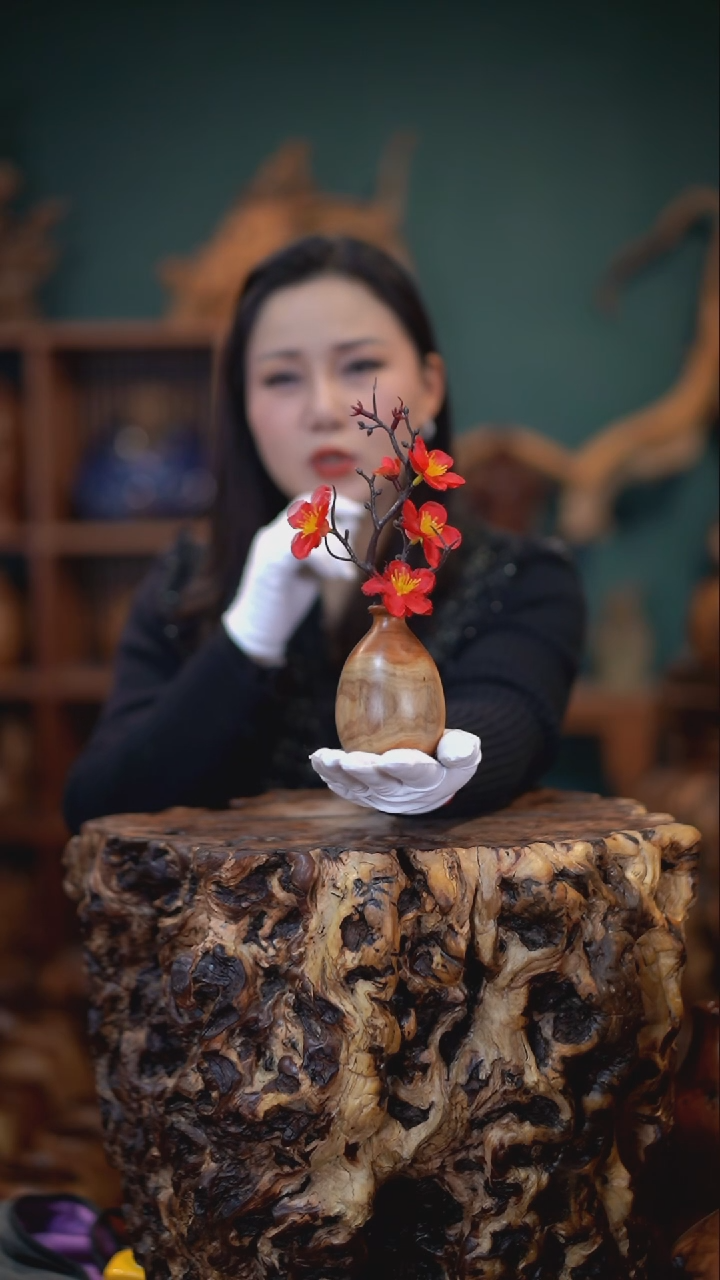 【闪购商品】枣木雷击枣木小玉壶春