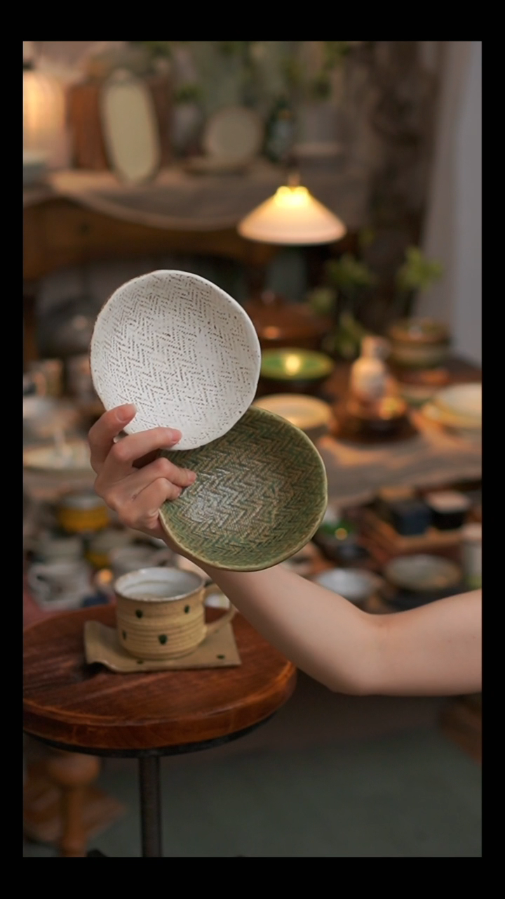 塑料听溪陶瓷工作室  碗2 个