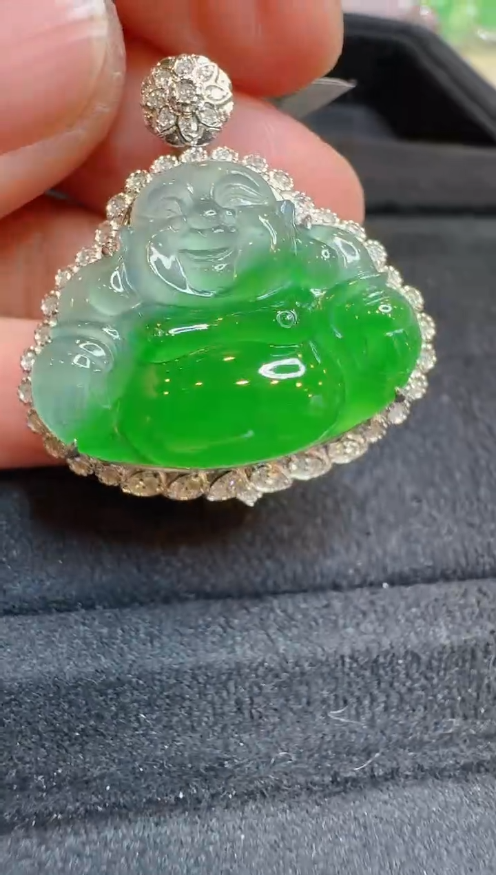 【闪购商品】翡翠吊坠(不含链)18K金镶嵌多样性团购发一件