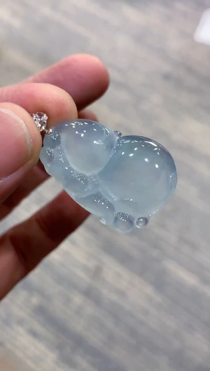 颈饰未镶嵌翡翠天然A货翡翠