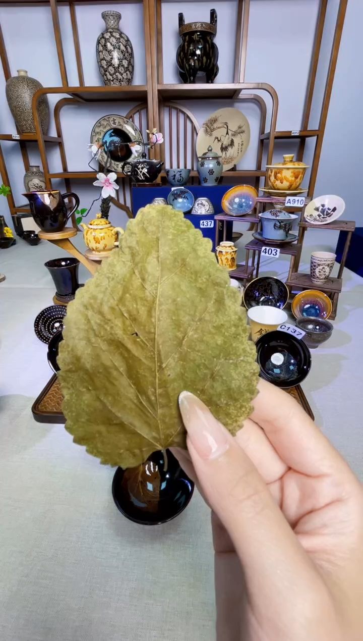 w*【真叶入盏1300度】非遗大师手工高温瓷特价款