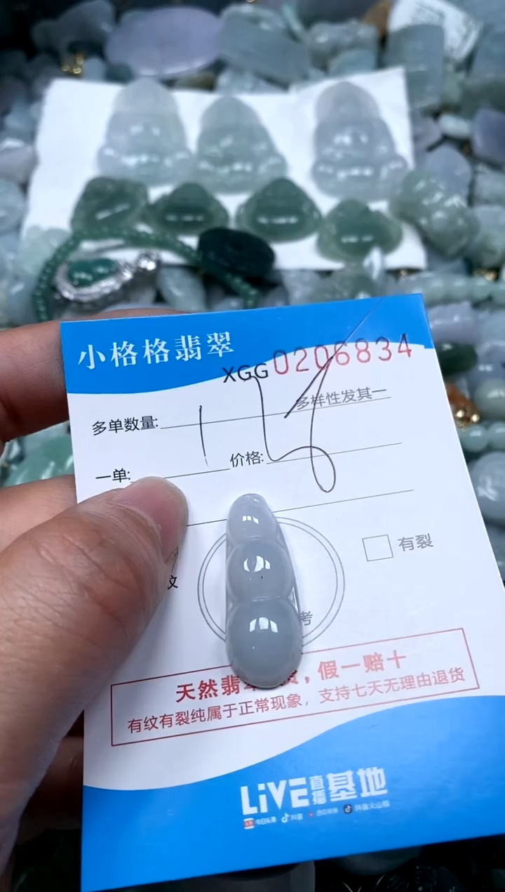 【闪购商品】翡翠颈饰未镶嵌闪购商品0206834