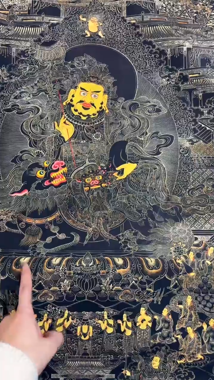 装裱画唐卡艺术精美绘画作品TK16010