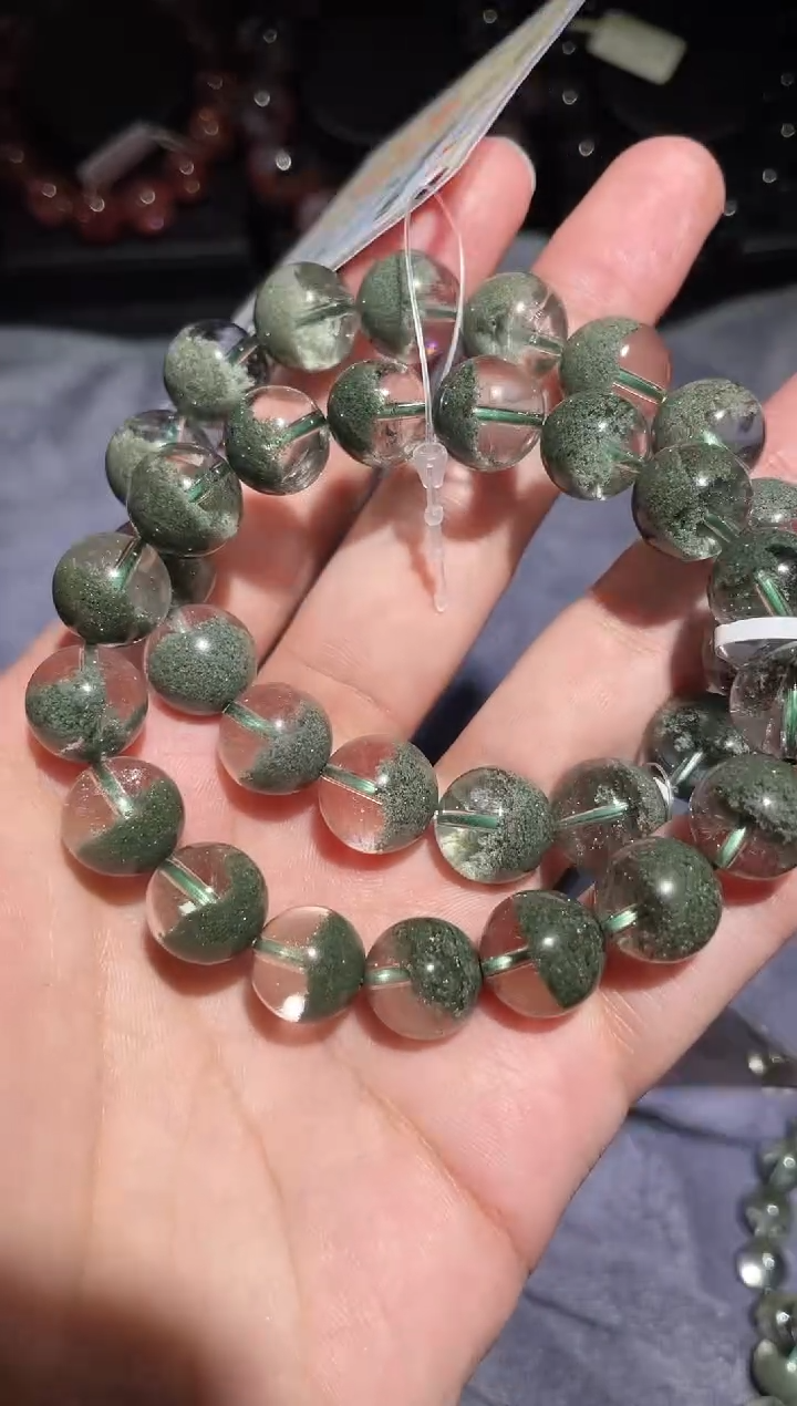 【闪购商品】水晶手链未镶嵌绿幽灵单圈A12（多样性发其一）