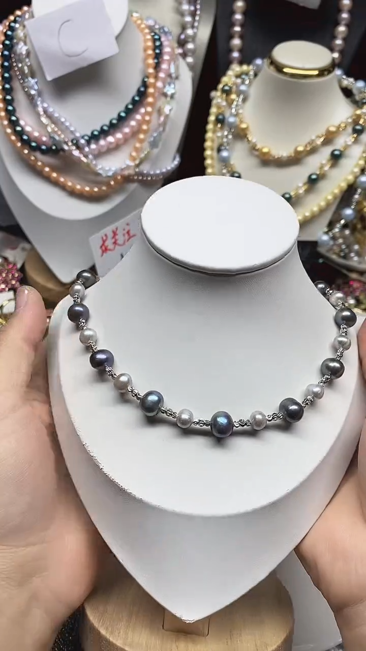 淡水珍珠未镶嵌颈饰多人