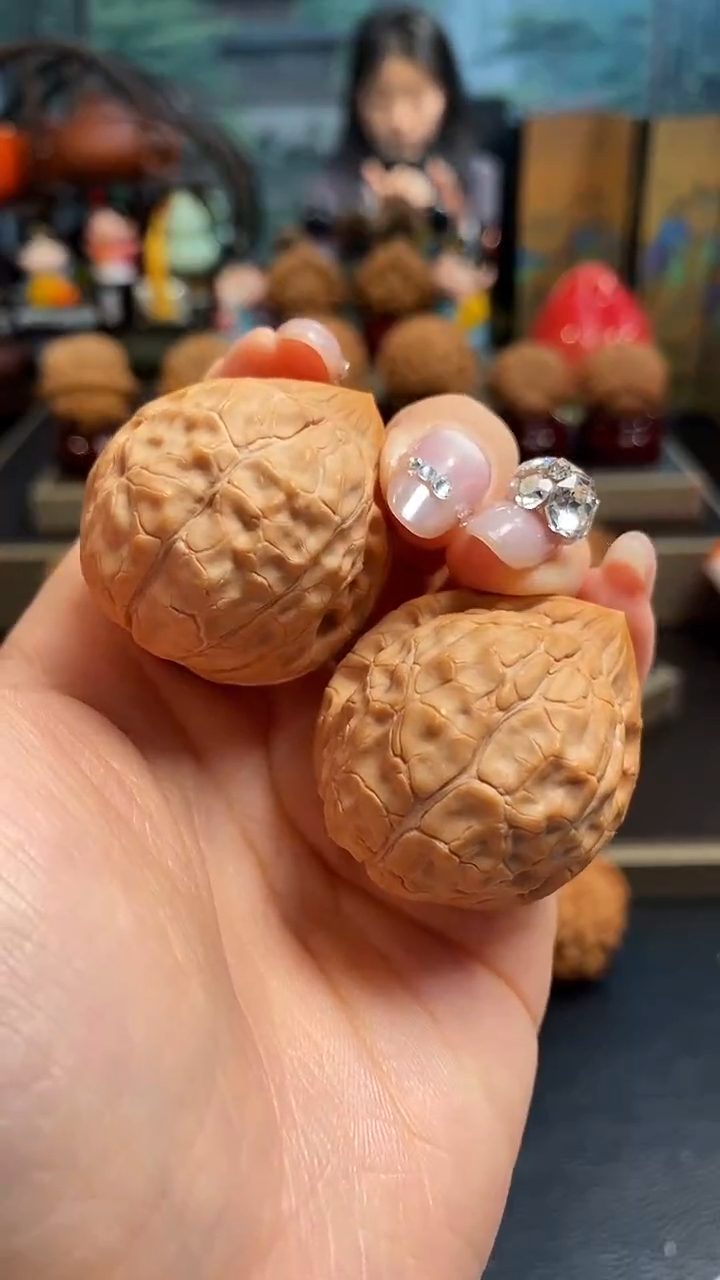 【闪购商品】文玩核桃吊坠K340龟甲纹34