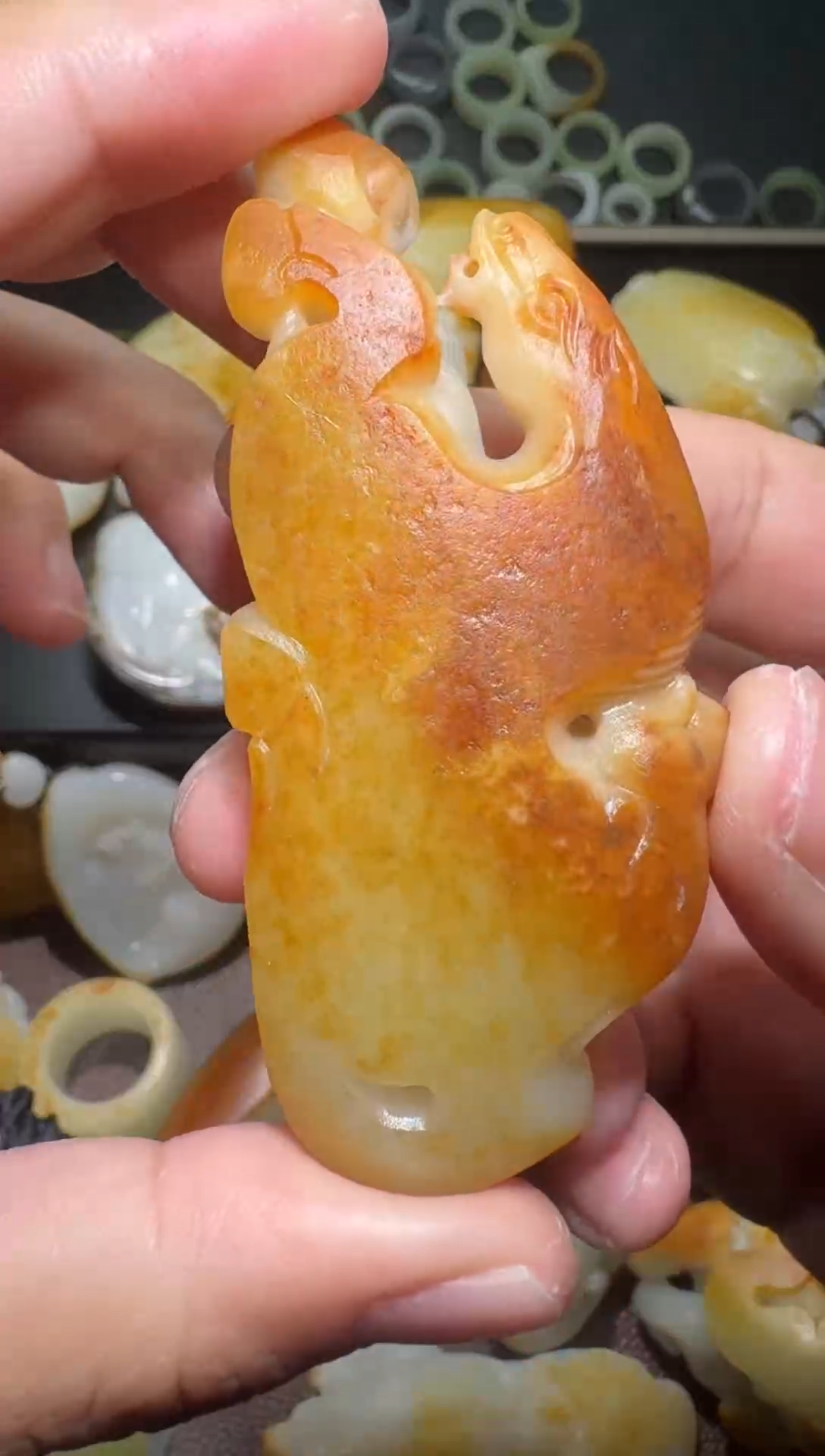 未镶嵌和田玉（子料）把件和田玉