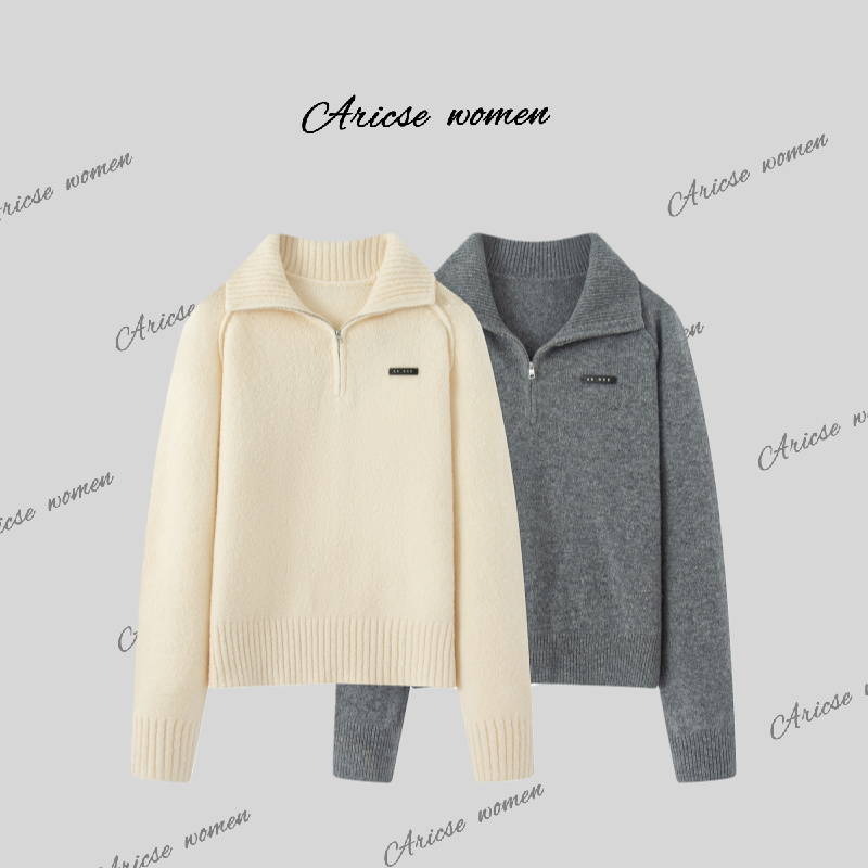 【艾家商场】女装2025冬季新款套头款长袖毛针织衫4117