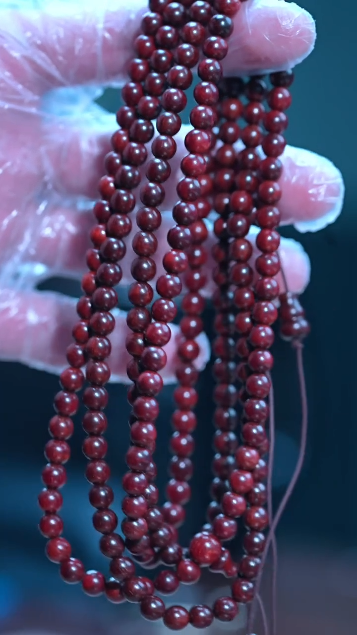 手串/手链小叶紫檀印度小叶紫檀0.6*108手串