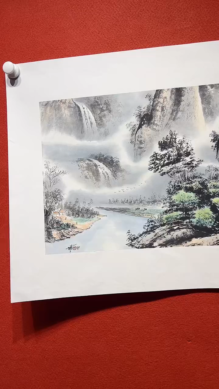 国画秦燕格国画手绘作品Y1