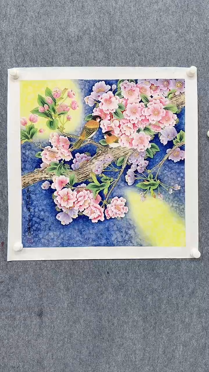 国画吴昌鸣4平尺国画作品