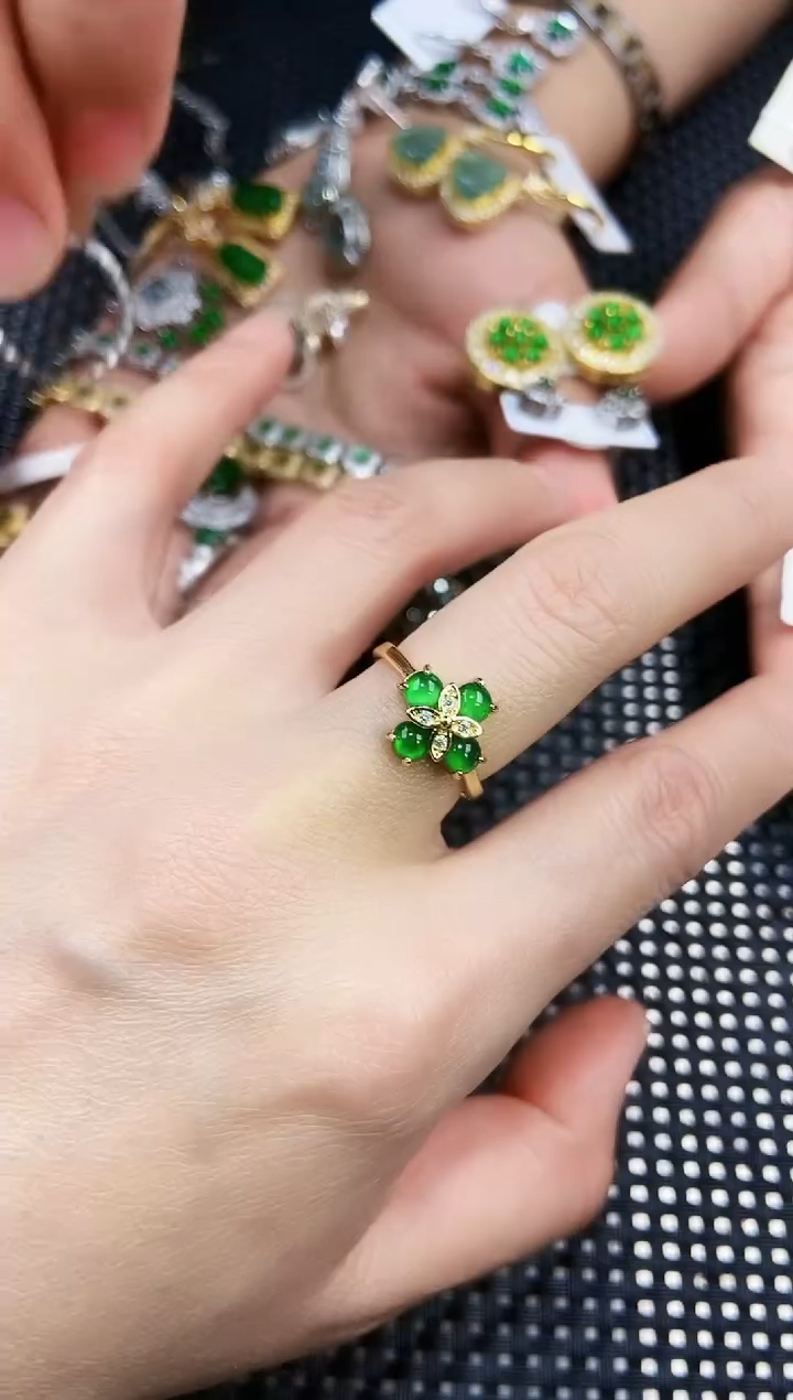 【闪购商品】翡翠戒指未镶嵌111111111
