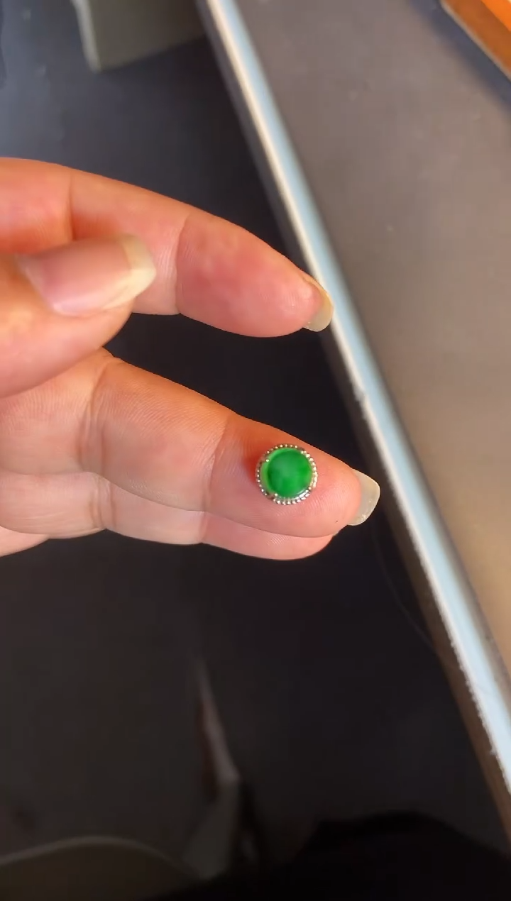 吊坠(不含链)银S925镶嵌翡翠1