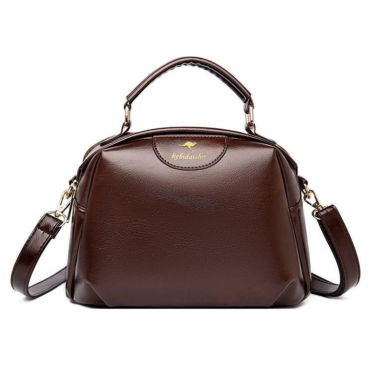 【长24高18宽13】新款时尚百搭高级感单肩斜挎包棕色6695