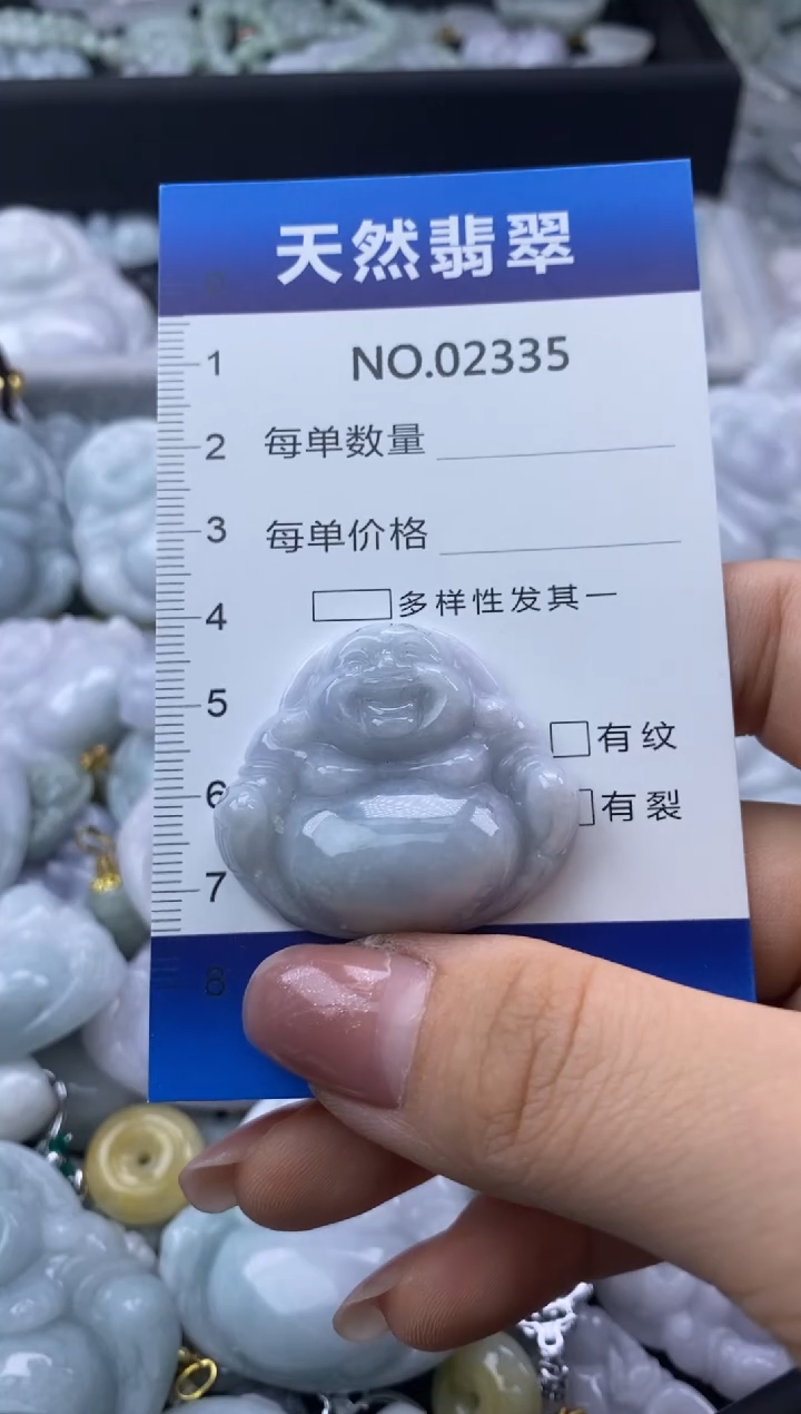 翡翠未镶嵌颈饰缅甸A货翡翠02335