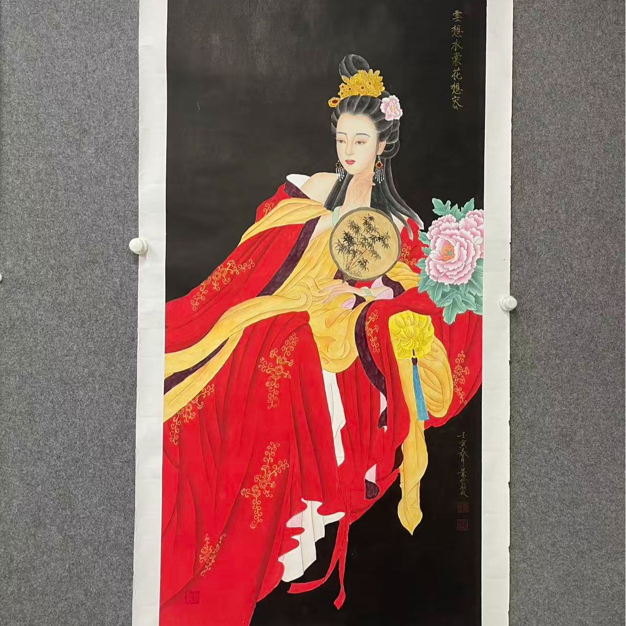 八平尺画-中国红-新娘-云想衣裳-CJZ-嘉福