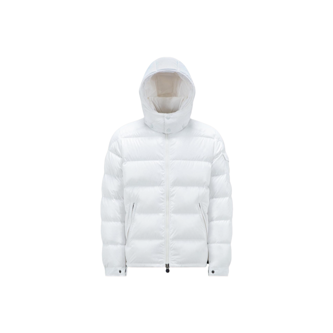 未使用 MONCLER 盟可睐蒙口经典秋冬休闲百搭厚款玛雅男士白色