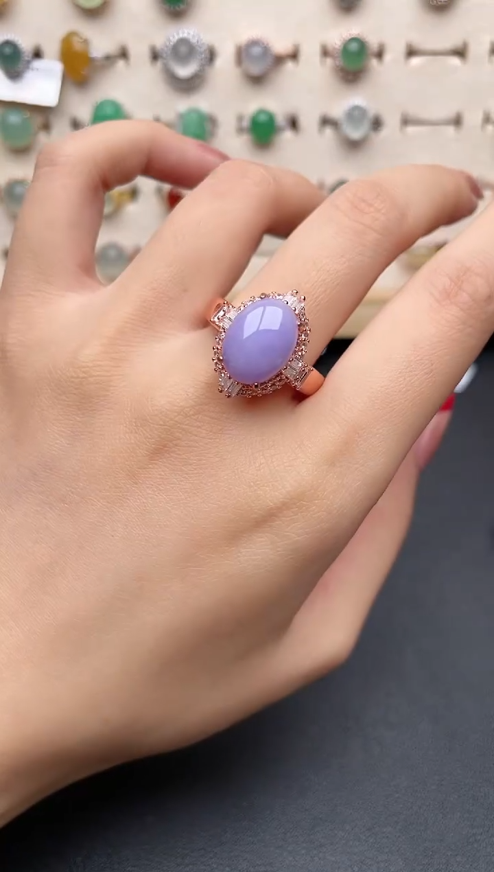 【闪购商品】翡翠戒指未镶嵌一物一证一礼盒