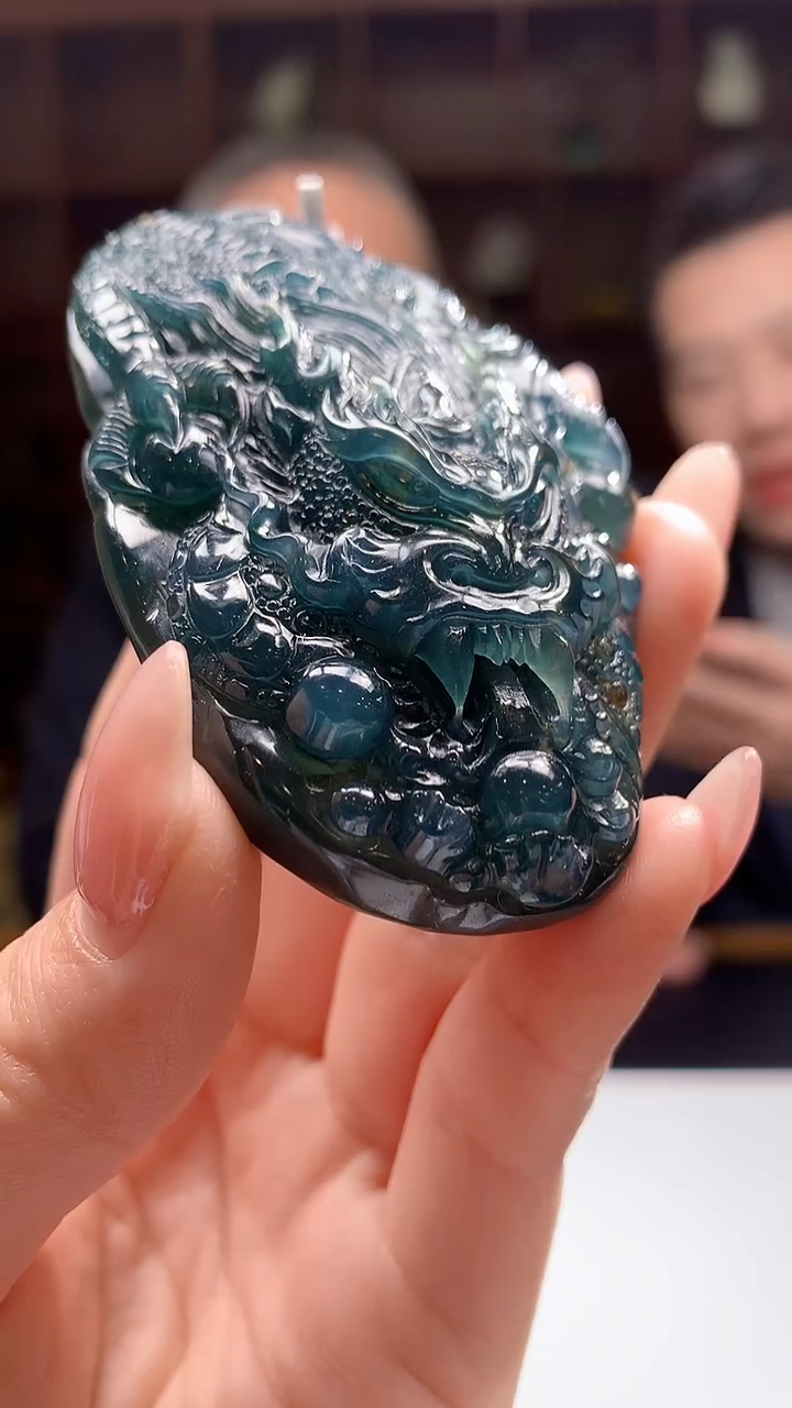 【闪购商品】定制翡翠未镶嵌8046jj-毛货挂件31