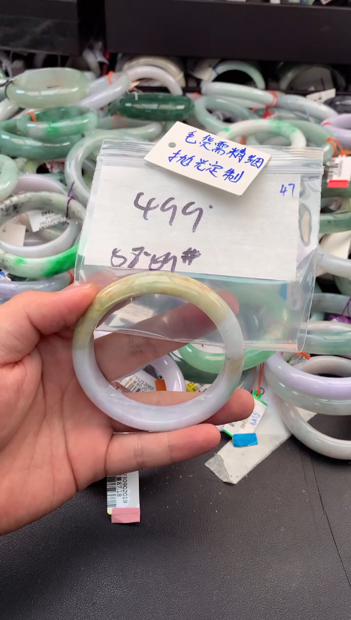 【闪购商品】定制翡翠未镶嵌毛货需精细抛光+多人