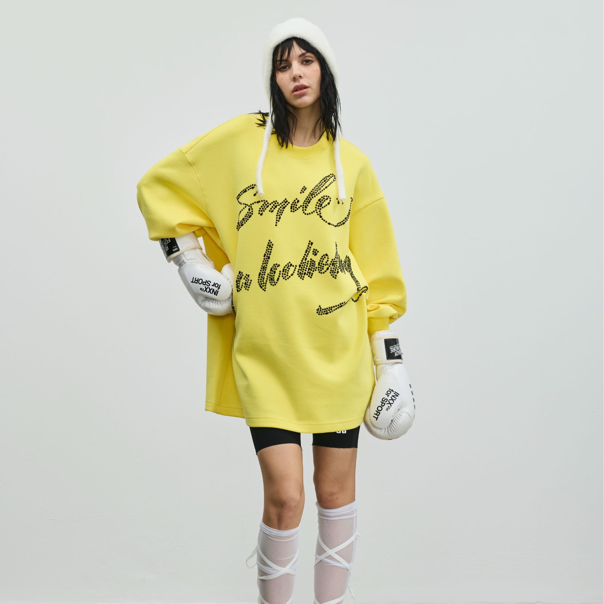 GGAHOLIDAY时尚长袖简约宽松秋冬潮流百搭显瘦卫衣-154108