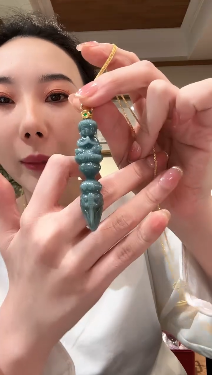 【闪购商品】翡翠颈饰未镶嵌国风