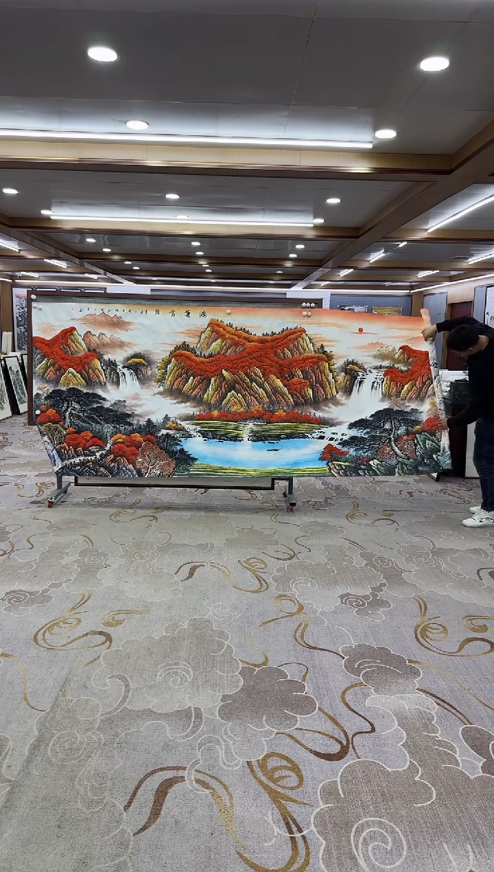 【闪购商品】绘画绘画Y--刘雪红-小丈二-山水画