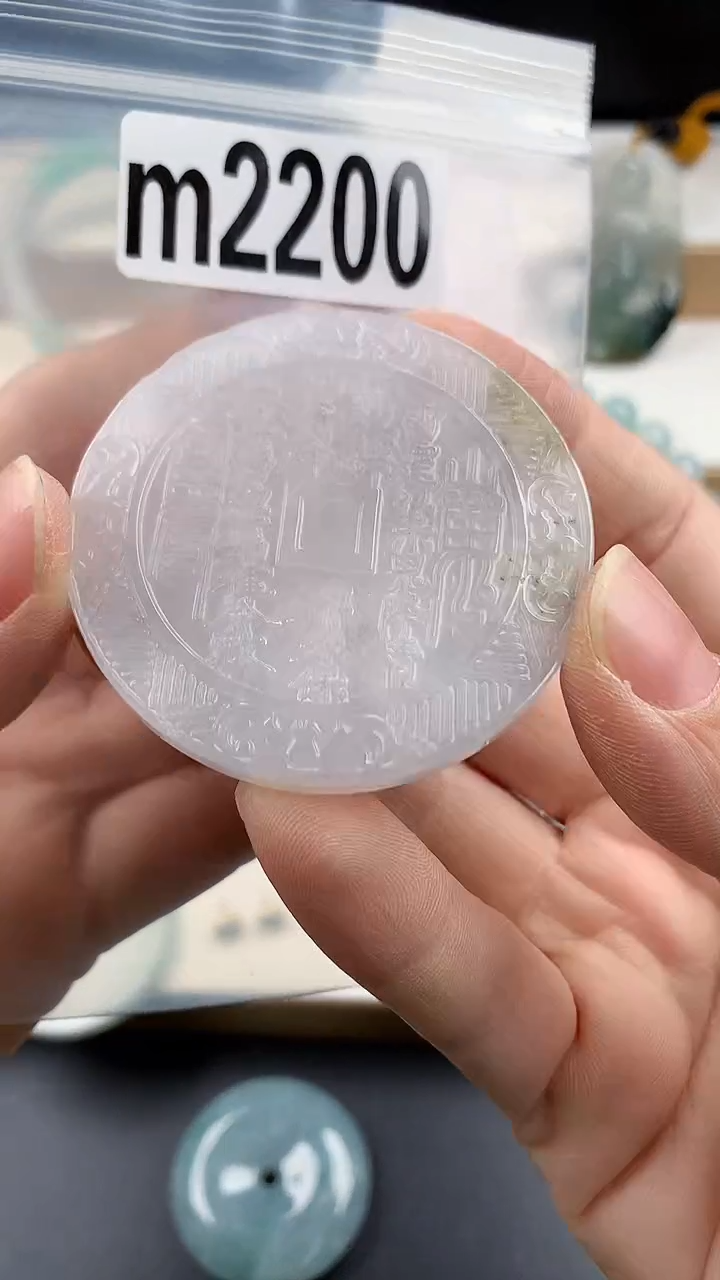 颈饰未镶嵌翡翠天然翡翠吊坠挂件