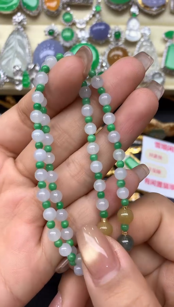 颈饰未镶嵌翡翠122-中国好珍宝