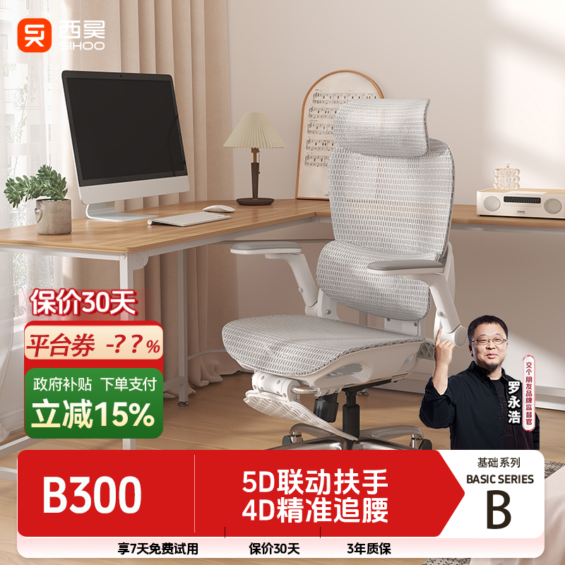 西昊B300人体工学椅电脑椅办公椅电竞D