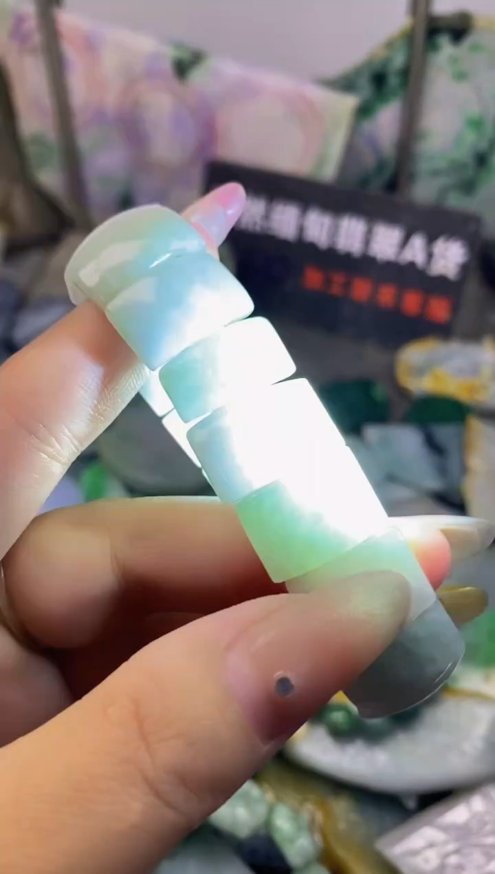 散珠翡翠天然缅甸翡翠A货431