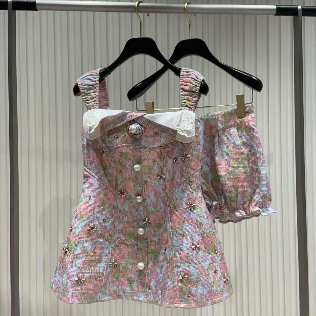 【259-499】线下撤柜折扣女装高级感百搭套装T恤毛衣针织开衫裙子