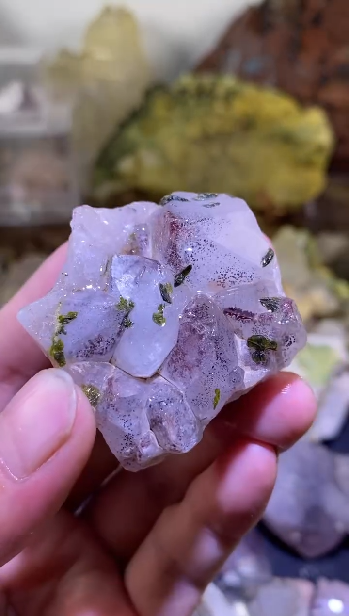 未镶嵌珠宝半成品水晶67号四川超七花园水晶