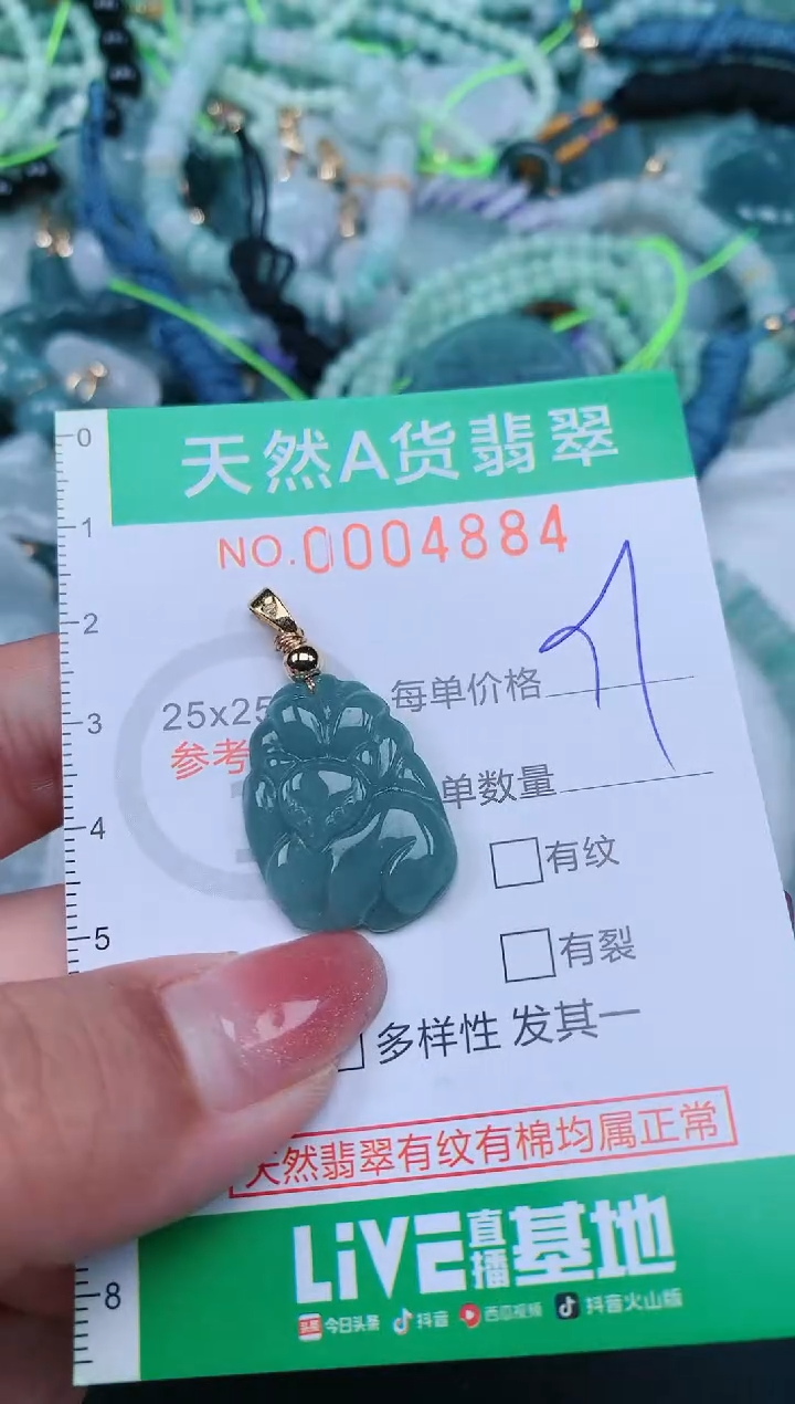 【闪购商品】翡翠颈饰未镶嵌.0004884