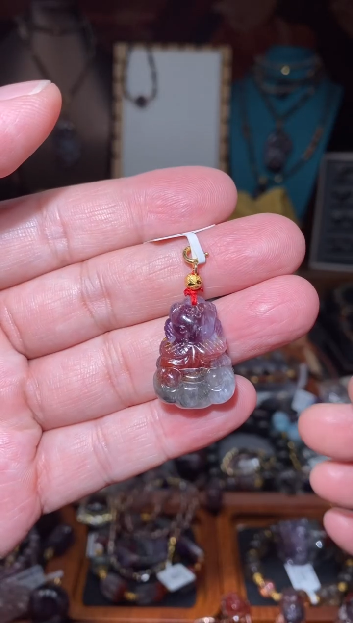 【闪购商品】水晶吊坠未镶嵌极光23