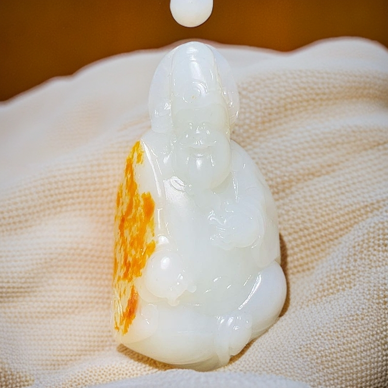 和田玉吊坠(不含链)未镶嵌